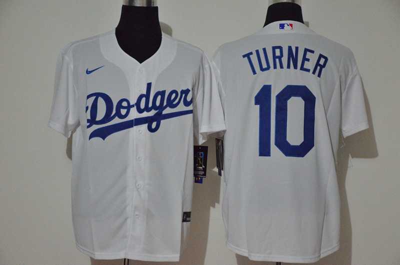 Dodgers 10 Justin Turner White 2020 Nike Cool Base Jersey,We sell and wholesale Dodgers 10 Justin Turner White 2020 Nike Cool Base Jersey on line form chian!